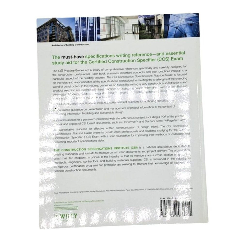 Construction Specifications Practice Guide By‎ CSI & Wiley - Picture 2 of 7